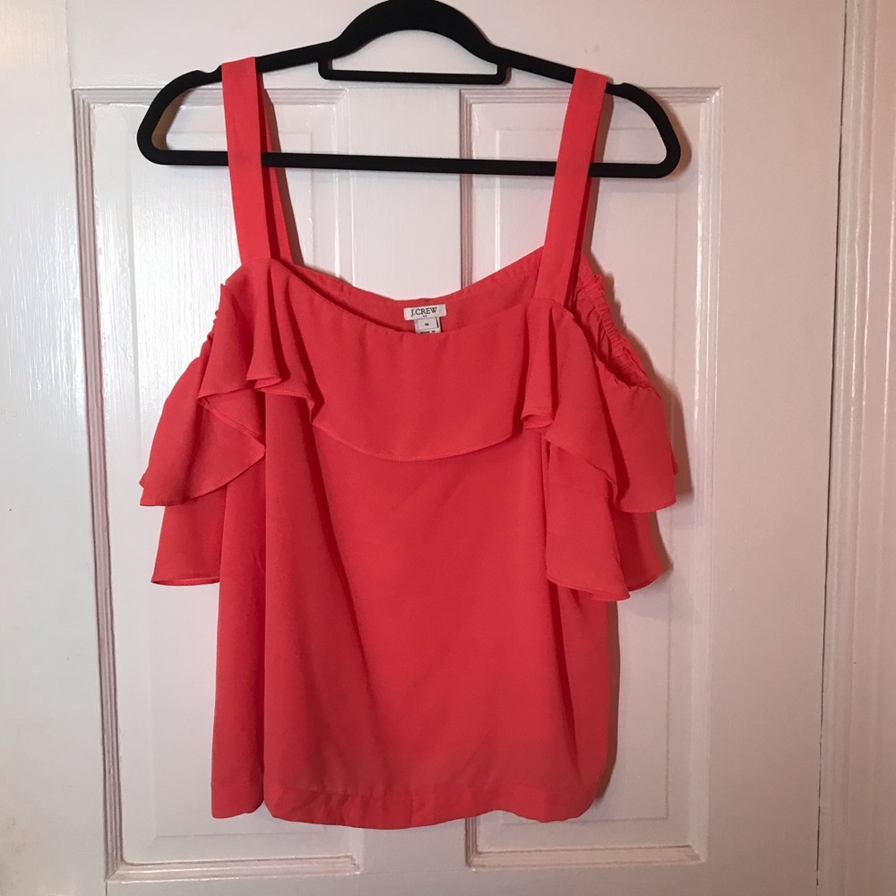 J crew - size 16 cold shoulder blouse